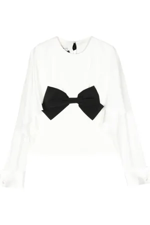 Edward Achour Paris Bluse mit Schleife