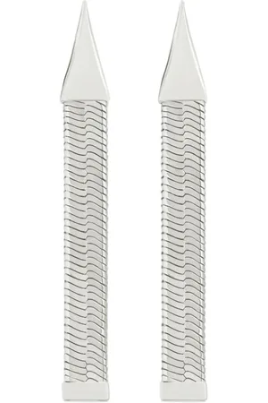 Courrèges Hängeohrringe mit Schlangenkette