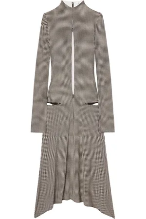 Courrèges Volcano Jersey-Midikleid