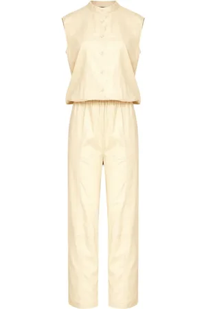 Uma Raquel Davidowicz Plissierter Jumpsuit mit weitem Bein