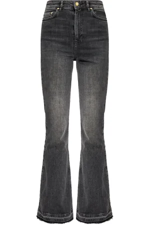 Ganni Schlagjeans mit hohem Bund