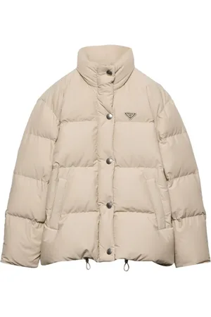 Prada Steppjacke mit Triangel-Logo