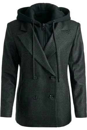 ALICE+OLIVIA Jordan Blazer mit Kapuze