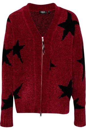 FIVE CM Jacquard-Cardigan mit Reißverschluss
