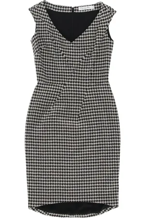 Dior 2000s Minikleid mit Hahnentrittmuster