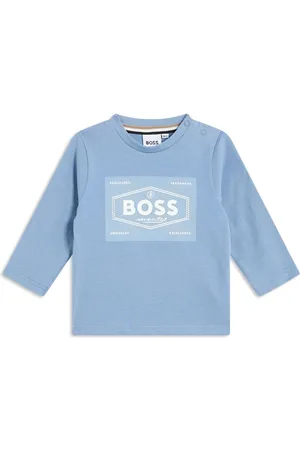 HUGO BOSS T-Shirt mit gummiertem Logo
