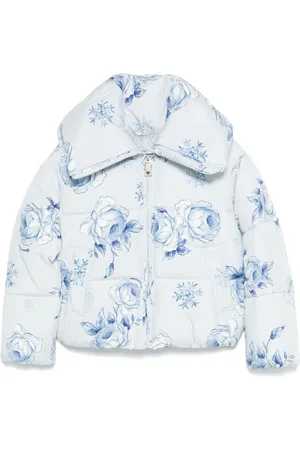 MONNALISA Gefütterte Jacke mit Blumen-Print