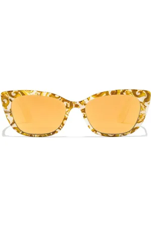 Dolce & Gabbana Maiolica Gialla Cat-Eye-Sonnenbrille