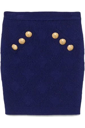 Balmain Gestrickter Minirock