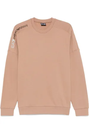 EA7 Sweatshirt mit Logo-Applikation