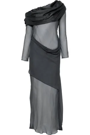 CHRISTOPHER ESBER Semi-transparentes Maxikleid