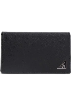 Prada Kartenetui aus Saffiano-Leder