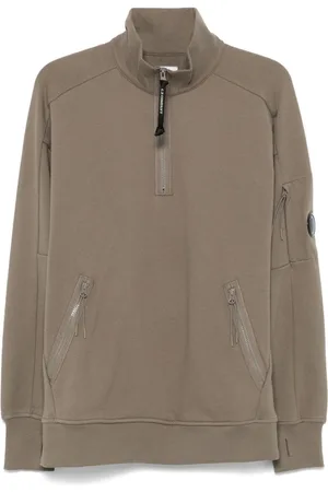 C.P. Company Sweatshirt mit Linsen-Detail