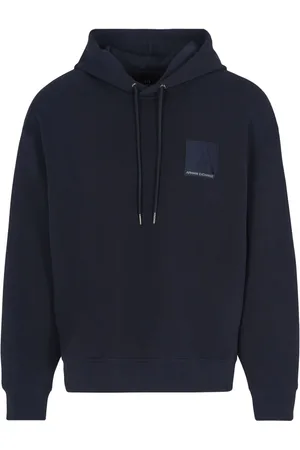 Armani Exchange Hoodie mit Logo-Patch