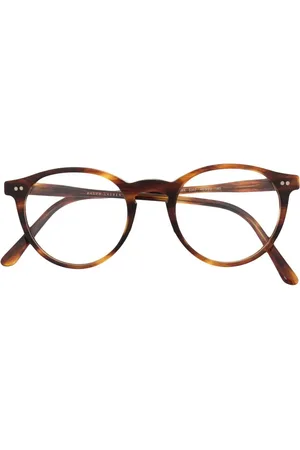 Ralph Lauren Runde Brille in Schildpattoptik