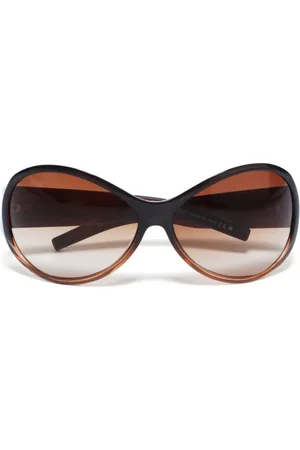 CHANEL 1990 Sonnenbrille mit ovalem Gestell