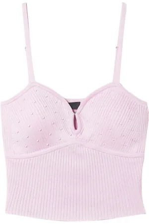 Twin-Set Top mit Perlen