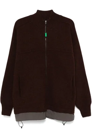 GR10K Gerippter Cardigan