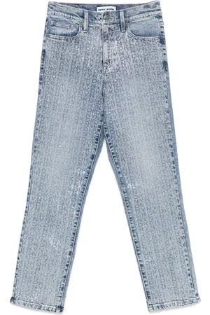 DKNY Jeans mit Strass-Logo