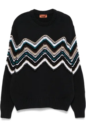 Missoni Sweatshirt mit Zickzack-Stickerei