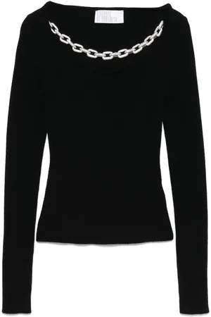 GIUSEPPE DI MORABITO Pullover mit Kettendetail