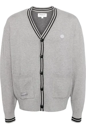Chocoolate Gestreifter Cardigan
