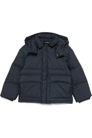 Emporio Armani Jacke mit Logo-Jacquard