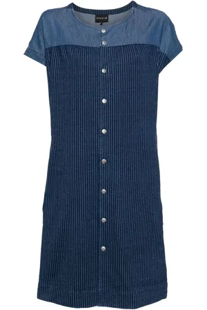 AGNÈS B. Kleid mit Druckknöpfen