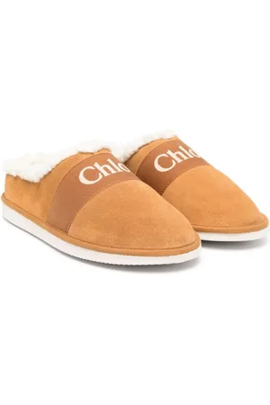 Chloé Slipper mit Logo-Print