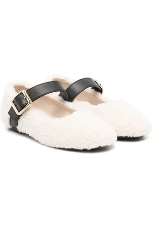 Stella McCartney Ballerinas aus Faux Shearling