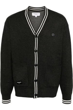 Chocoolate Gestreifter Cardigan