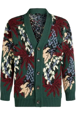 Etro Jacquard-Cardigan mit V-Ausschnitt