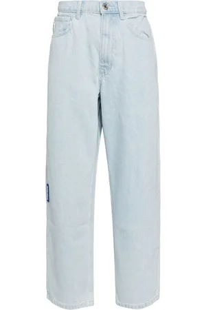 A Bathing Ape Jeans mit Logo-Patch