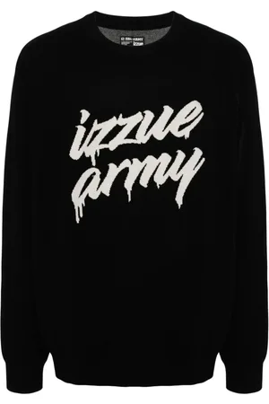 Izzue Pullover mit Logo-Intarsienstrick