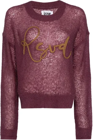 Izzue Pullover mit Slogan-Patch