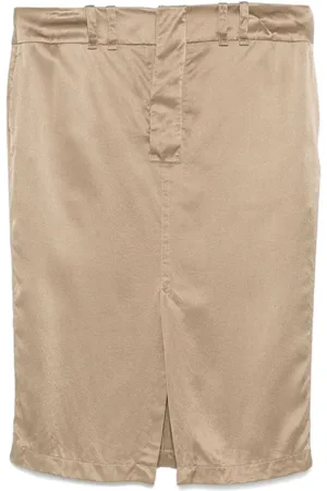 Saint Laurent Bleistiftrock aus Seide