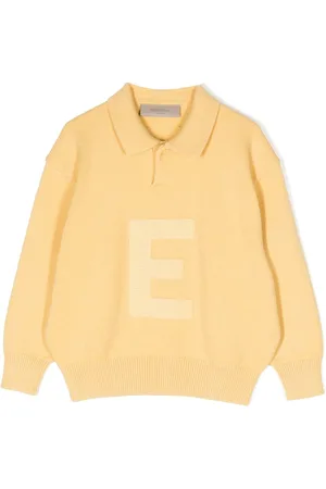 FEAR OF GOD Gestricktes Poloshirt mit Logo-Print