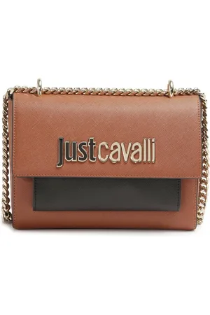 Roberto Cavalli Umhängetasche mit Logo-Schild