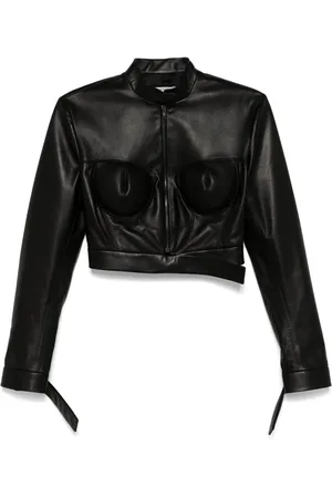 Nensi Dojaka Klassische Lederjacke
