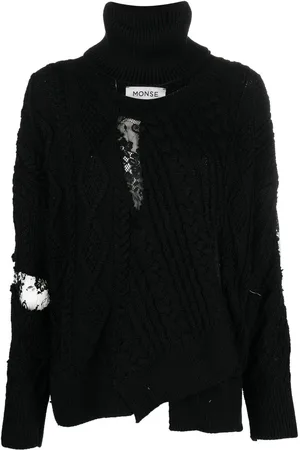 MONSE Pullover mit Zopfmuster