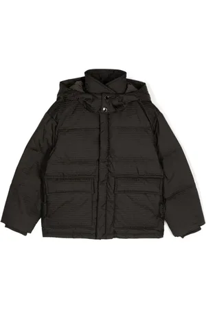 Emporio Armani Gefütterte Jacke mit Logo