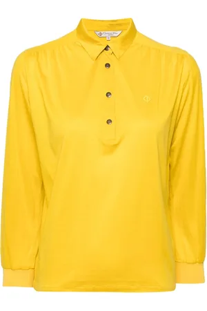 Dior Langärmeliges Sports Logo Poloshirt