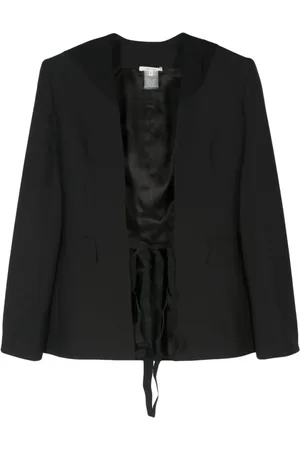 Nensi Dojaka Gebundener Blazer mit Kapuze