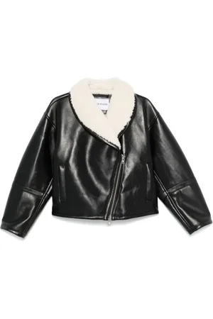 Stand Studio Bikerjacke aus Faux-Leder