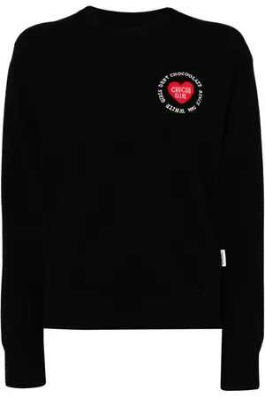 Chocoolate Intarsien-Pullover mit Logo