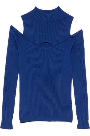 D.EXTERIOR Gerippter Strickpullover