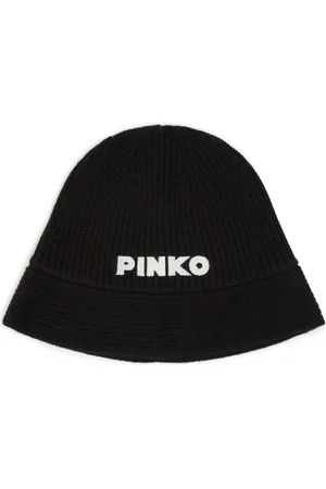 Pinko Fischerhut mit Logo-Applikation