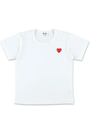 Comme des Garçons T-Shirt mit Herz-Patch
