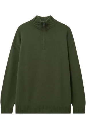 PRINGLE OF SCOTLAND Kaschmirpullover mit Reißverschluss