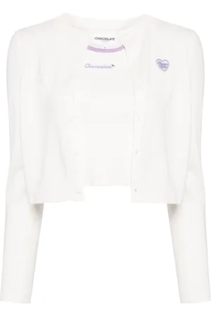 Chocoolate Cardigan mit Herz-Patch (2er-Set)